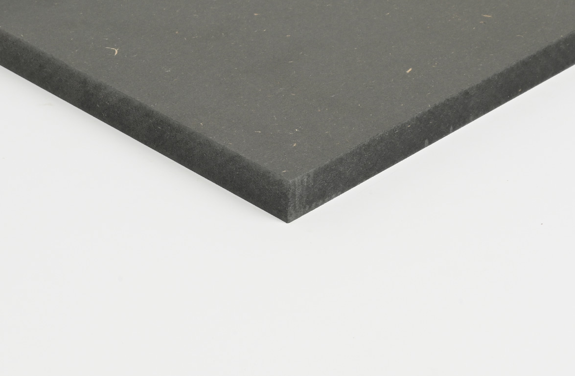 MDF Fibracolour Negro (sort), CARB 2, 100% PEFC